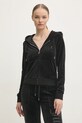 Одяг Велюрова кофта Juicy Couture ROBERTSON JEWELLED VELOUR HOODIE JCBAS224814.101 чорний