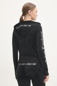 Odzież Juicy Couture bluza welurowa SACRED HEART ROBERTSON HOODIE JCBAS224816.101 czarny