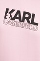 Pamučna dukserica Karl Lagerfeld 24WW1803 roza