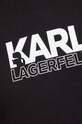 Karl Lagerfeld bluza bawełniana czarny 24WW1803