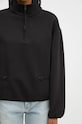 Μπλούζα Woolrich Interlock Fleece Half Zip μαύρο CFWWSW0136FRUT3865.UT38