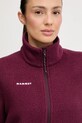 Mammut felpa da sport Falera granata 1014.05830
