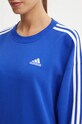 adidas bluza bawełniana Essentials IY4211 niebieski