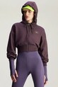Кофта adidas by Stella McCartney з капюшоном фіолетовий IZ5011