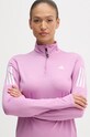 Joggingová mikina adidas Performance Own The Run bez kapuce fialová IV5510