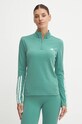 adidas Performance hanorac de antrenament Hyperglam print turcoaz IX3228