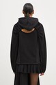 Clothing Andersson Bell sweatshirt Essential Cut Out Shirring Hoodie atb1193w black