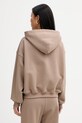 Oblečení La Mania mikina s kapucí dámská s bavlnou BROOK BROOK béžová