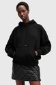 AllSaints hanorac de bumbac TALON UNDRGRND HOODY imprimeu negru W051JB