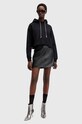 AllSaints pamut melegítőfelső PIPPA SPARKLE HOODY fekete W117JB
