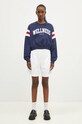 Sporty & Rich cotton sweatshirt Wellness Ivy WS058S406WN navy
