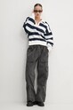 Mikina Abercrombie & Fitch KI152.4156.218 béžová AW24