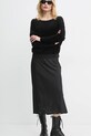 G-Star bluză din velur D25747.D428 negru AW24