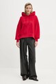 Bavlnená mikina G-Star D25168.D562 červená AW24