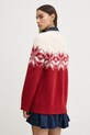 Îmbrăcăminte Abercrombie & Fitch pulover KI150.4316.168 burgundia