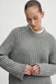 Abercrombie & Fitch sweter wełniany szary KI150.4372.112