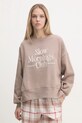 Abercrombie & Fitch bluza lounge aplikacja beżowy KI152.4247.380
