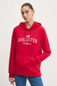 Mikina Hollister Co. červená KI352.4208.500