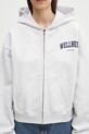 Sporty & Rich felpa Wellness Ivy Cropped Zip grigio ST068514001GY03