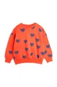 rdeča Otroški pulover Mini Rodini Hearts Dekliški