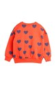 Παιδική μπλούζα Mini Rodini Hearts 2462013142 κόκκινο AW24