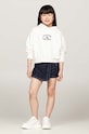 Dětská mikina Tommy Hilfiger bílá KG0KG08033.9BYH.128.176