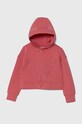 Dětská mikina Guess s kapucí růžová J2BQ35.FL03S.9BYH