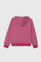 Guess bluza bawełniana dziecięca J4YQ00.KA6R4.9BYH różowy AW24