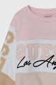 Dziewczynka Guess bluza bawełniana dziecięca J4YQ04.KA6R3.9BYH beżowy