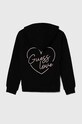 Guess bluza bawełniana dziecięca J4YQ07.KA6R3.9BYH czarny AW24