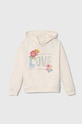 Dětská bavlněná mikina Guess s kapucí béžová J4YQ09.KAX74.9BYH
