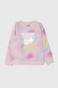 Guess bluza bawełniana dziecięca wzorzyste różowy K4YQ05.KA6R3.9BYH