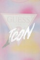 Детская хлопковая кофта Guess K4YQ05.KA6R3.9BYH розовый AW24