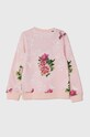 Dětská bavlněná mikina Guess K4YQ05.KA6R3.9BYH růžová AW24