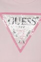 Κοριτσίστικα Παιδική βαμβακερή μπλούζα Guess K4YQ10.KA6R3.9BYH ροζ