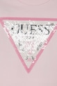 Κοριτσίστικα Παιδική βαμβακερή μπλούζα Guess K4YQ10.KA6R3.9BYH ροζ