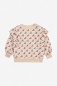 Кофта для немовлят Bobo Choses Cherry з еластаном бежевий 224AB038