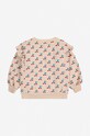 Кофта для немовлят Bobo Choses Cherry 224AB038 бежевий AW24