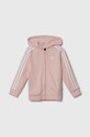 adidas bluza copii LK 3S FL FZ HD IX7354 roz AW24
