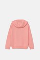 Дівчинка Дитяча бавовняна кофта adidas Originals HOODIE IX7615 помаранчевий