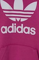 Dječja dukserica adidas Originals TREFOIL HOODIE roza IY7444