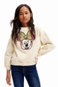 Детски памучен суичър Desigual MICKEY MOUSE памук бежов 24WGSK07