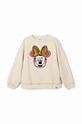 Дитяча бавовняна кофта Desigual MICKEY MOUSE 24WGSK07 бежевий AW24