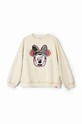 Дитяча бавовняна кофта Desigual MICKEY MOUSE бежевий 24WGSK07