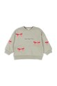Konges Sløjd bluza copii LOU BOW SWEATSHIRT OCS KS101561 verde AW24