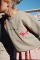 Konges Sløjd bluza copii LOU BOW SWEATSHIRT OCS KS101561