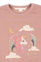 Детская кофта Konges Sløjd LOU GLITTER SWEATSHIRT OCS розовый KS101562