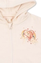 Konges Sløjd felpa in cotone bambino/a LOUPY LOU HOODIE GOTS KS101570 beige