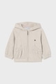 Kojenecká mikina Mayoral s kapucí béžová 2485.4J.Baby.9BYH