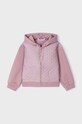 Mayoral bluza dziecięca z kapturem różowy 4496.6F.Mini.9BYH